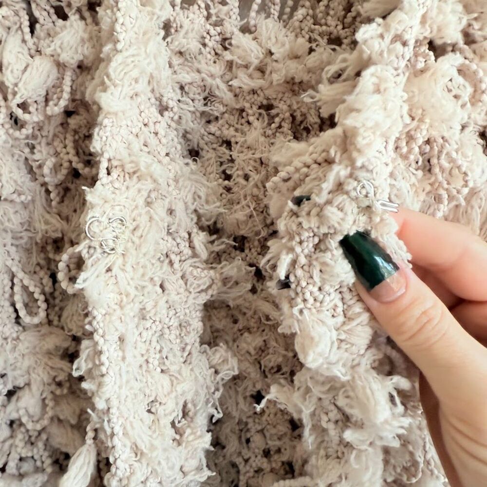 Aaron & Amber Fuzzy Loop Knit Boho Cardigan Sweat… - image 3